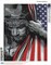 American Flag & Jesus 5D Diamond Painting Kit, 16×20 in, Round Full Drill – DIY Crystal Rhinestone Art